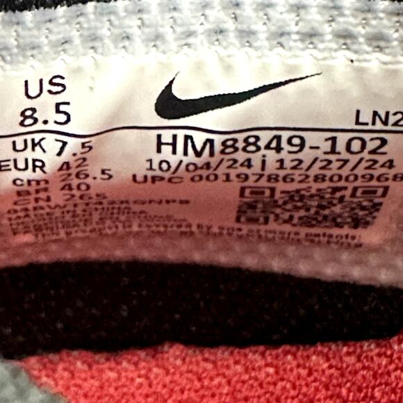Nike Vapor Speed 3 TB Red White Football Cleats NEW Men\'s Size 8.5 HM8849-102